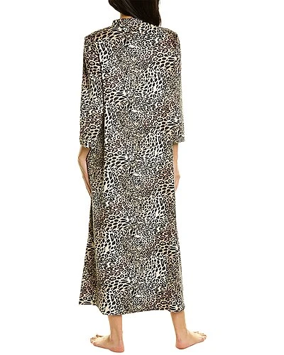 N Natori Velour Lounger Caftan Women 4 N Natori Velour Lounger Caftan Women - Image 2