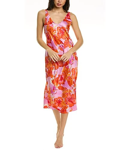 N Natori Hibiscus Nightgown Women 3 N Natori Hibiscus Nightgown Women