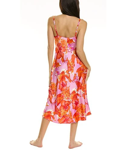 N Natori Hibiscus Nightgown Women 4 N Natori Hibiscus Nightgown Women - Image 2