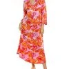 N Natori Hibiscus Zip Caftan Women -Halston Kel Shop 1412303753 RLLD 1
