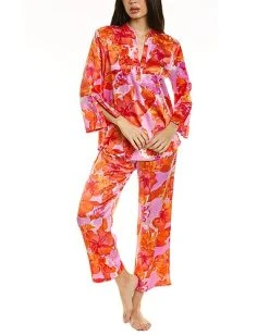 N Natori 2pc Hibiscus Pajama Set Women
