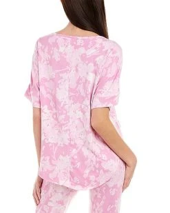 N Natori Floral Camo Printed Mirage Top Women -Halston Kel Shop 1412344296 RLLD 2