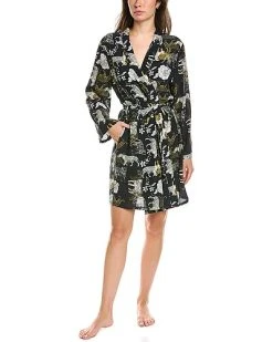 Johnny Was Evelyn Silk Robe Women
