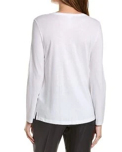 HANRO Sleep & Lounge Long Sleeve Henley Shirt Women -Halston Kel Shop 1412497132 RLLD 2