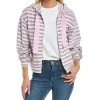 Roller Rabbit Sunrise Stripe Blair Zip Up Hoodie Women -Halston Kel Shop 1412520460 RLLD 1