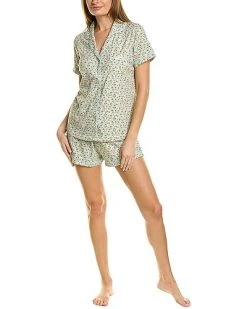 Roller Rabbit Enna Floral Polo Pajama Set Women