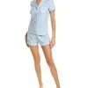 Roller Rabbit Hathi Gingham Polo Pajama Set Women -Halston Kel Shop 1412520677 RLLD 1