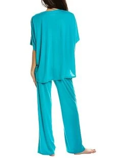 N Natori 2pc Congo Pajama Pant Set Women -Halston Kel Shop 1412928275 RLLD 2